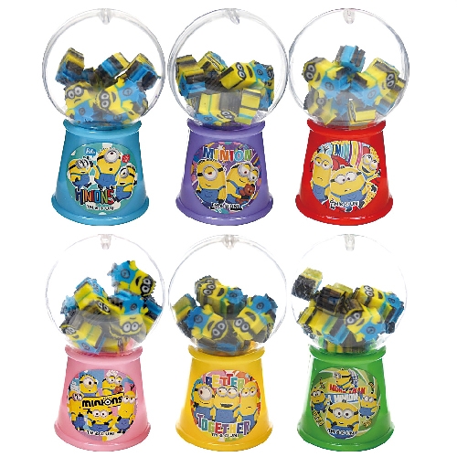 ミニミニキャラクター ミニ消しゴム入りガチャガチャ1組 E12 Hahaha ははは 箱買い専門の販促 粗品マーケット