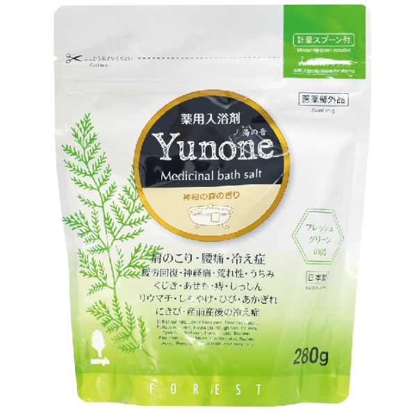 薬用入浴剤Yunone280g1個(神秘の森の香り)