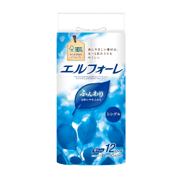 エルフォーレ　トイレットティシュー12ロール　シングル
