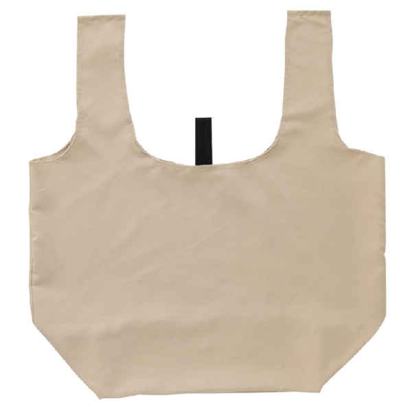 スエード風　お買い物エコバッグ(ベージュ)の商品画像4枚目