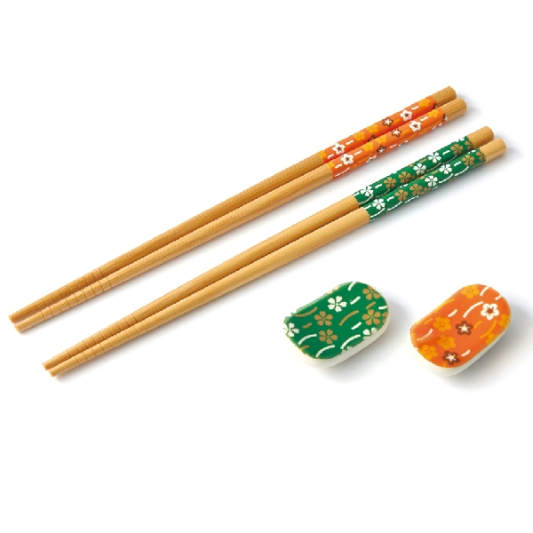 文様百趣　箸&箸置き二膳セットの商品画像2枚目