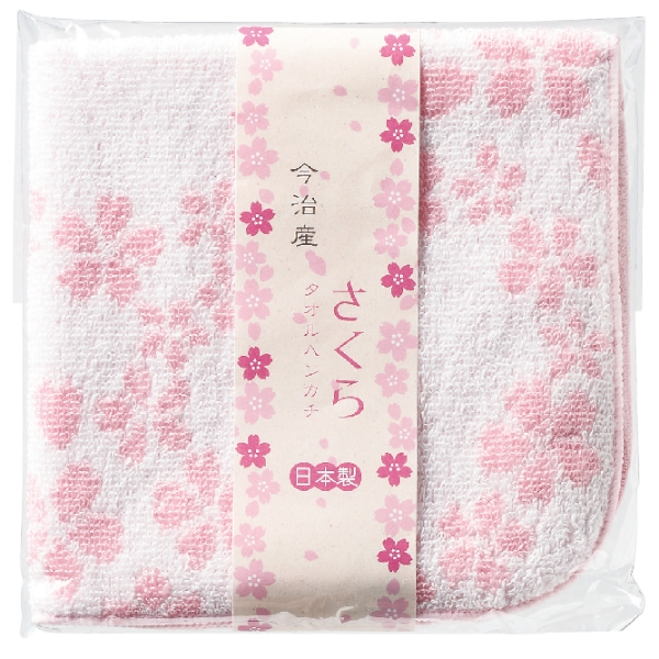 今治　さくらタオルハンカチの商品画像2枚目