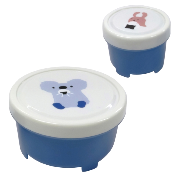 Little　Pockets　小分けカップ2個組(ブルー)の商品画像2枚目