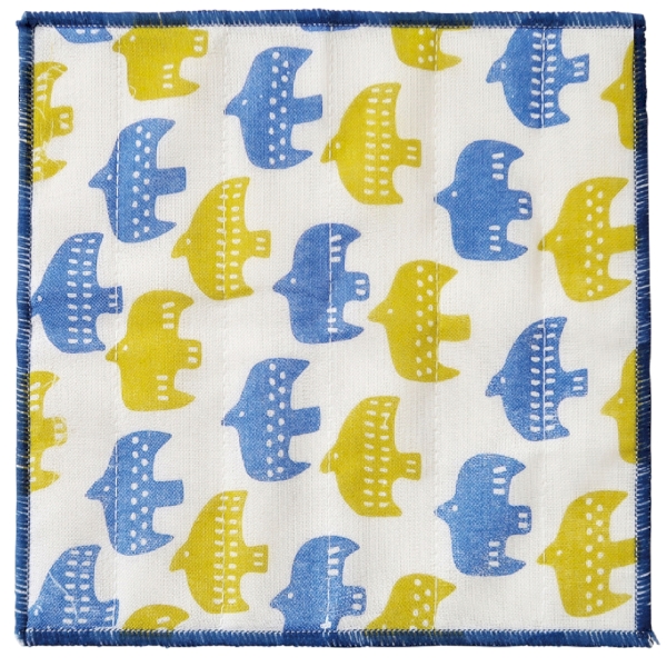 かや織ふきん1枚(バード)の商品画像2枚目