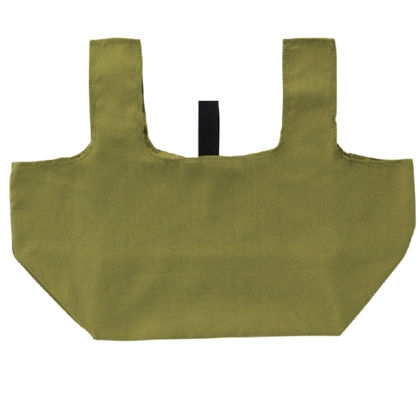 スエード風　コンビニエコバッグ(オリーブ)の商品画像4枚目