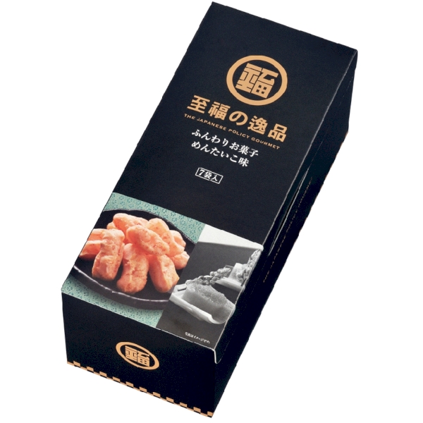 至福の逸品　ふんわりお菓子　めんたいこ味7袋の商品画像4枚目