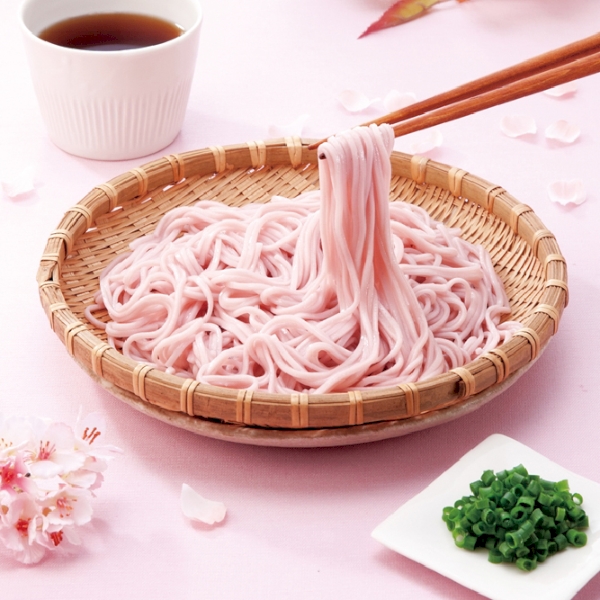 桜花爛漫　桜そば2食組の商品画像2枚目