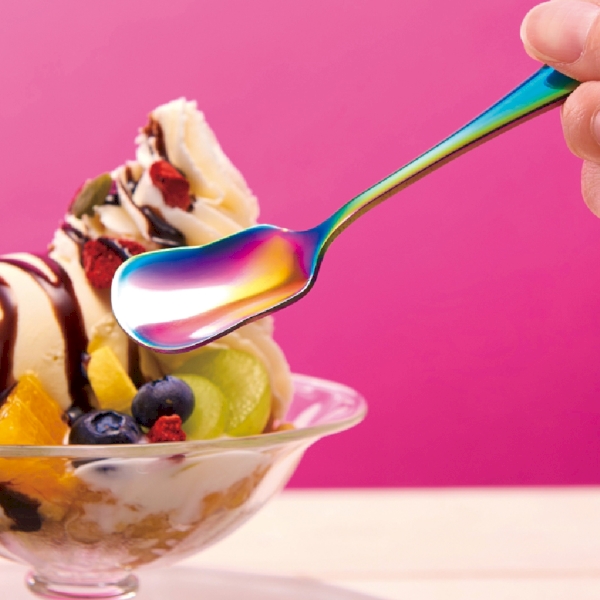 オーロラ感じて　デザートスプーンペアセットの商品画像2枚目