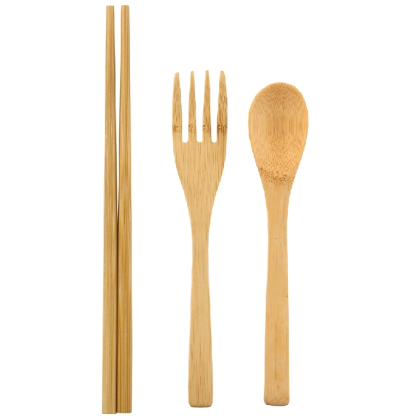 プラスチックスマート　バンブーカトラリーセットの商品画像3枚目