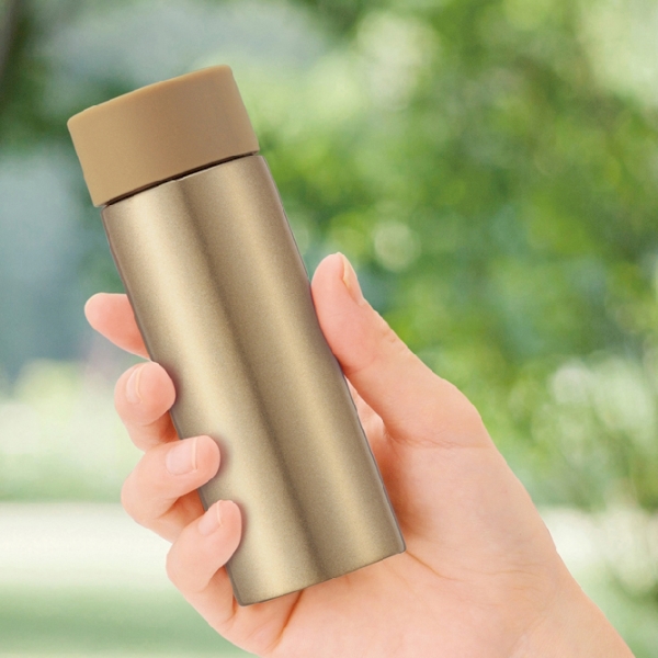 真空ステンレス　ポケットボトル(シャンパンゴールド)の商品画像2枚目