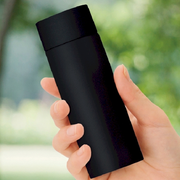 真空ステンレス　ポケットボトル(ブラック)の商品画像2枚目