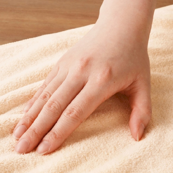 プレミアムフェイスタオル(ベージュ)の商品画像2枚目