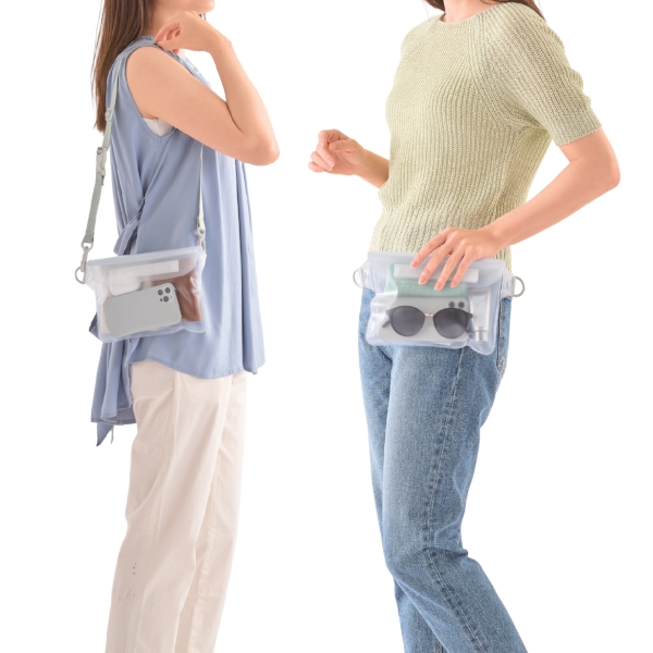 フロストクリア・2WAY防滴ショルダーバッグの商品画像3枚目