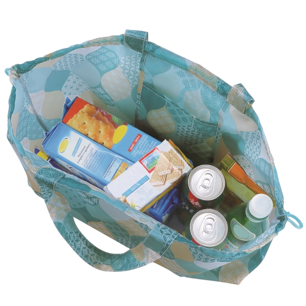 京都くろちく・ぽーたぶるれいんえこばっぐ(はっ水加工)(立涌小紋)の商品画像4枚目