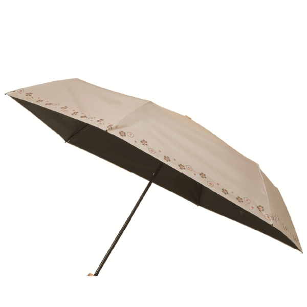 京都くろちく・晴雨兼用こんぱくと折傘(梅ならべ)の商品画像4枚目