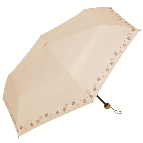 京都くろちく・晴雨兼用こんぱくと折傘(梅ならべ)の商品画像6枚目