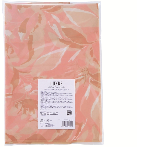 リュクレ　シフォンフラワーストールの商品画像4枚目