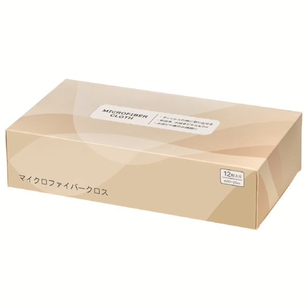 ボックス入り　マイクロファイバークロス12枚の商品画像2枚目