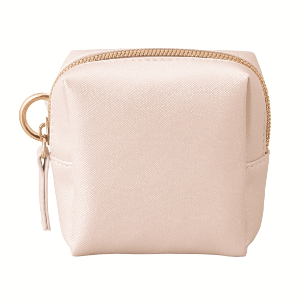 リングカラビナ付きスクエアポーチ(パールホワイト)の商品画像5枚目