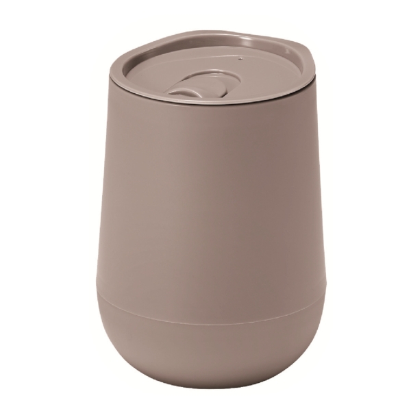 蓋付き二重構造ラウンドタンブラー(グレー)の商品画像4枚目