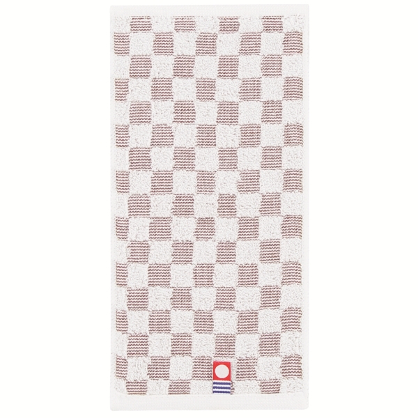 今治チェックポケットタオルハンカチ(ブラウン)の商品画像2枚目