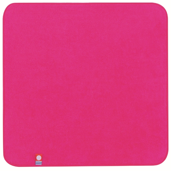 今治シャーリングカラーハンカチタオル(ホットピンク)の商品画像2枚目