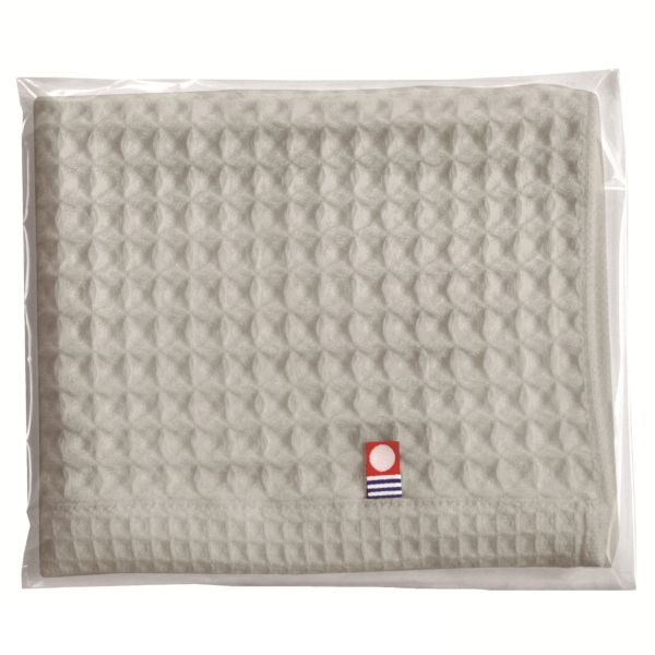 今治ワッフルソフト　ハンドタオル(グレー)の商品画像3枚目