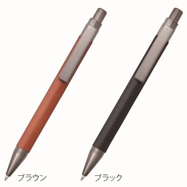 レザー調ボールペン(ブラック)の商品画像3枚目