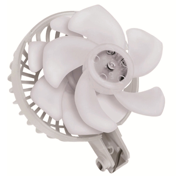 折りたたみ式2WAYダブルファン(カラビナ付き)(ミストホワイト)の商品画像5枚目