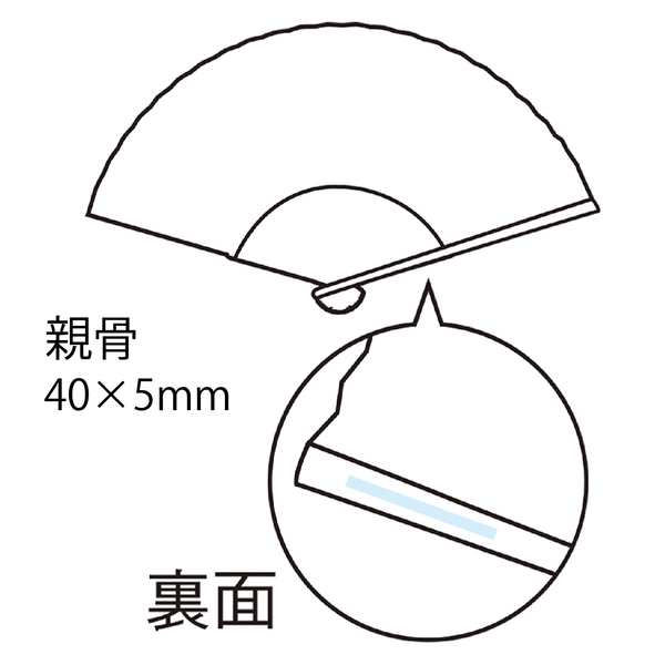 伊砂文様　涼彩扇子の商品画像3枚目