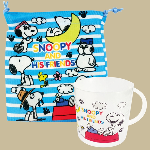 スヌーピー　コップ&巾着セットの商品画像2枚目