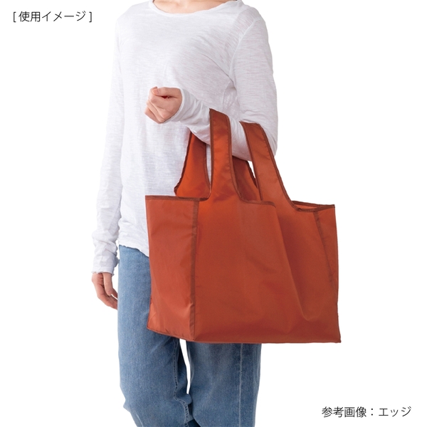 eTONE　ポーチ付きマチ広バッグ(グレー)の商品画像3枚目