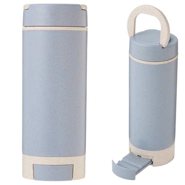 スマホスタンド付きバンブーボトル400ml(ブルー)の商品画像4枚目