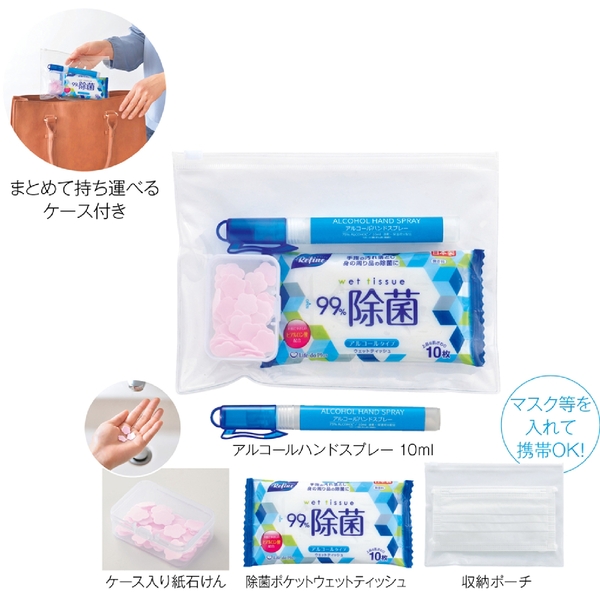 【アウトレット】備えて安心　衛生対策4点セットの商品画像2枚目