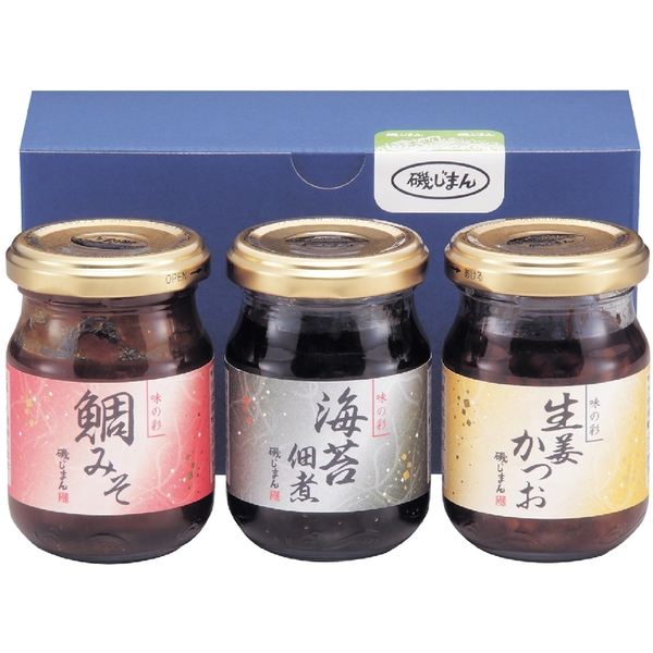 磯じまん　3種の佃煮ギフトの商品画像2枚目
