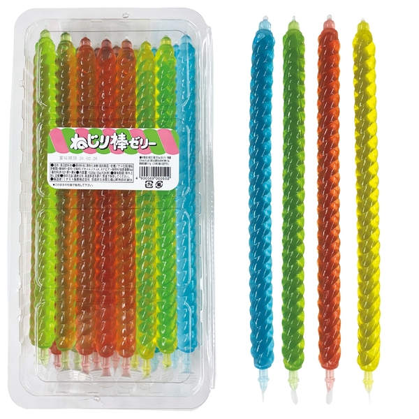 ねじり棒ゼリー(55g)1本の商品画像2枚目