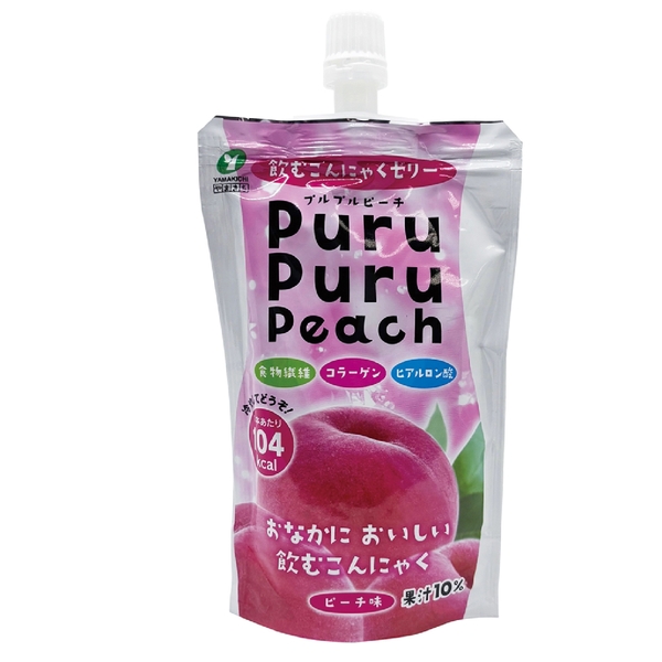 飲むこんにゃくゼリー　プルプルピーチ130gの商品画像2枚目