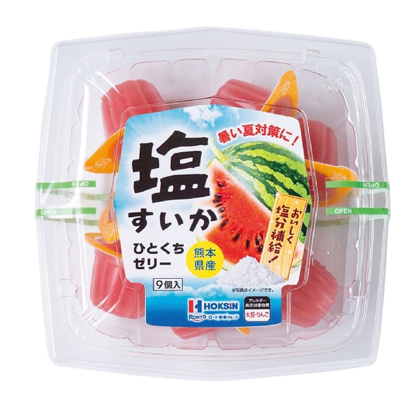 熊本県産塩すいかひとくちゼリー9個入の商品画像2枚目