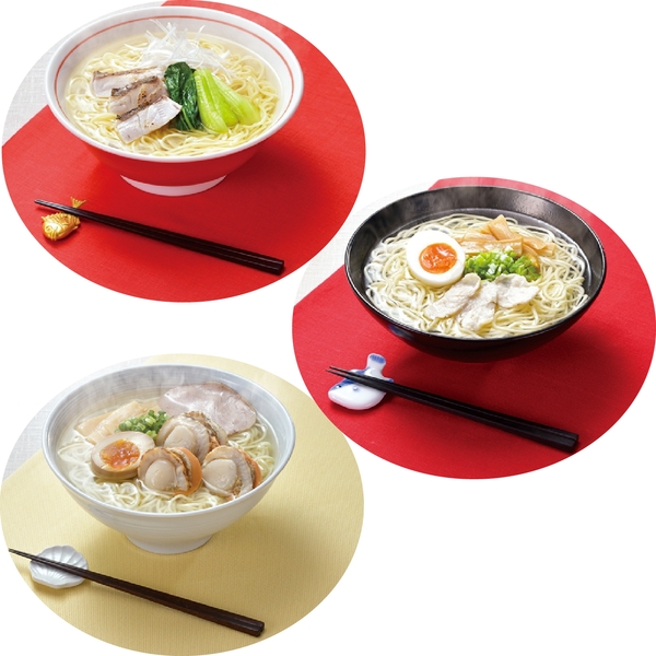 金の献呈　旨み凝縮生ラーメン3食(鯛・ふぐ・帆立)の商品画像3枚目