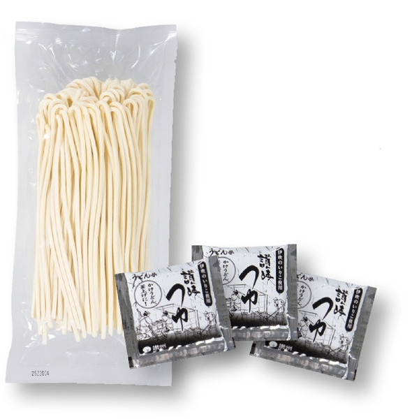 至福の逸品　綾織り製法熟成半生讃岐うどん3人前(伊吹のいりこだし極旨つゆ付)の商品画像4枚目