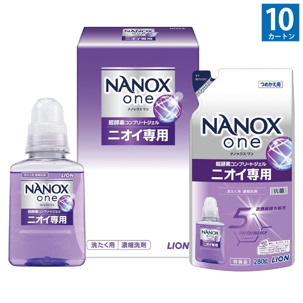 LION【 1カートン】NANOX　one　ニオイ専用2点セットの商品画像2枚目