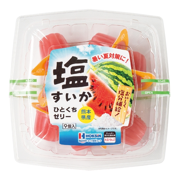 国産フルーツゼリー9個入　熊本県産すいかの商品画像2枚目