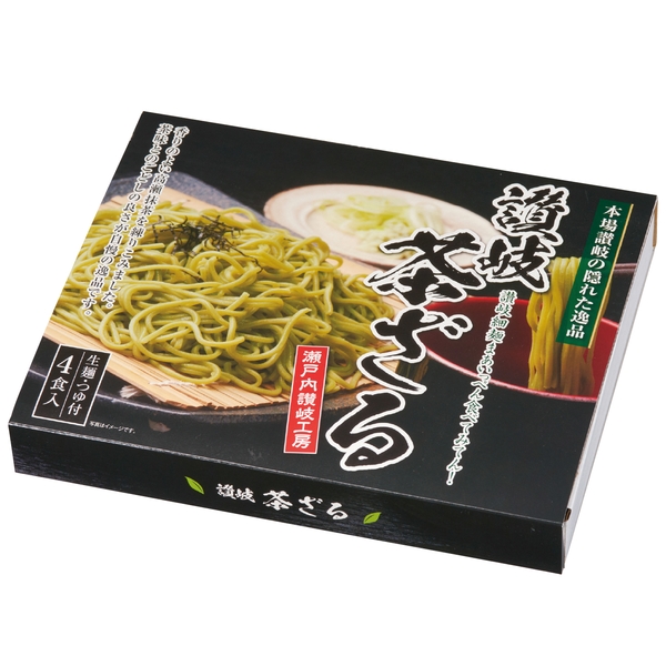 本場讃岐の隠れた逸品　讃岐茶ざる4食入の商品画像2枚目