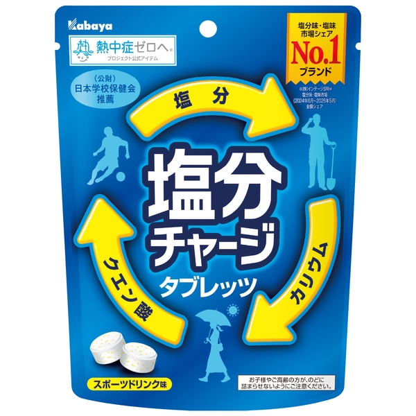 カバヤ　塩分チャージタブレットの商品画像2枚目