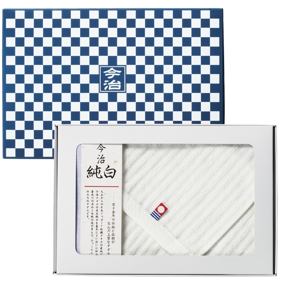 市松模様箱入　今治ハンドタオルの商品画像2枚目