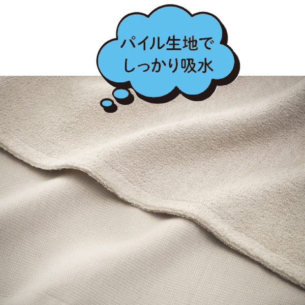 防災対策制菌タオル　ハンドタオル1枚入の商品画像2枚目