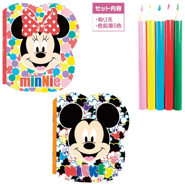 キャラクターオールスター顔柄ぬりえセットの商品画像2枚目