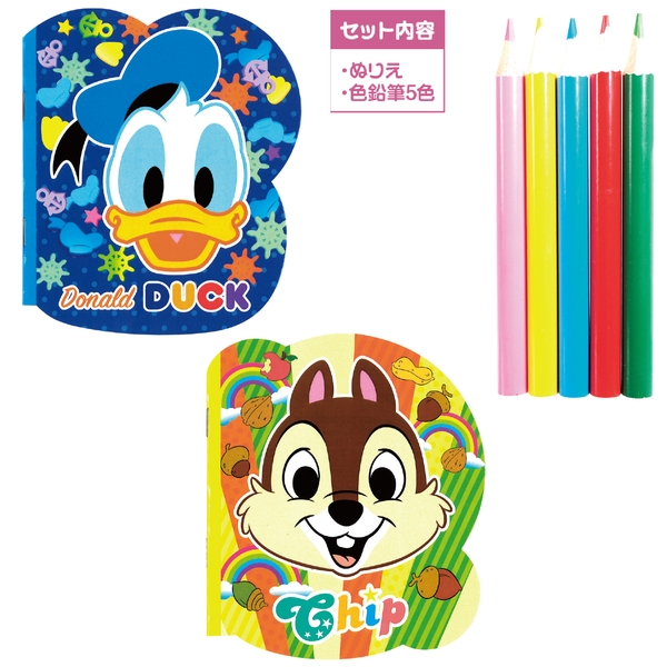 キャラクターオールスター顔柄ぬりえセットの商品画像3枚目