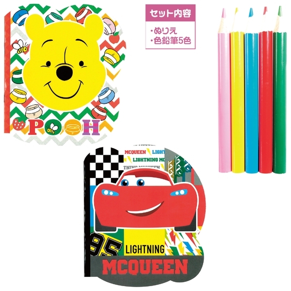 キャラクターオールスター顔柄ぬりえセットの商品画像4枚目