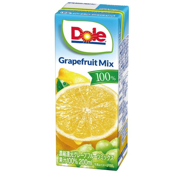 Dole100%パックジュース　グレープフルーツミックスの商品画像2枚目